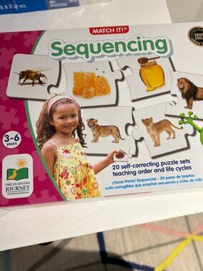 The Learning Journey Match It! Sequencing puzzle set